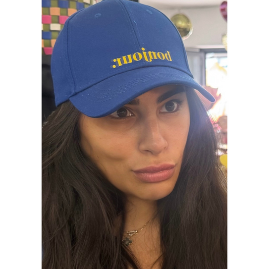 CASQUETTE BONJOUR - BLEUE