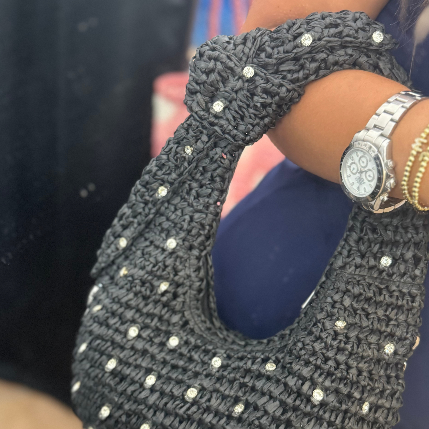 SAC BABY STRASS - BLACK