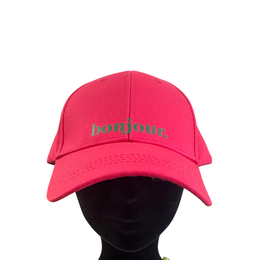 CASQUETTE BONJOUR - PINK